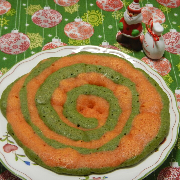 卵不使用!グルグル渦巻きホットケーキ